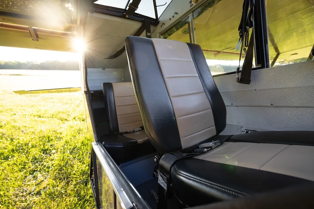 Cabin interior of a 1978 Piper PA-18-150.