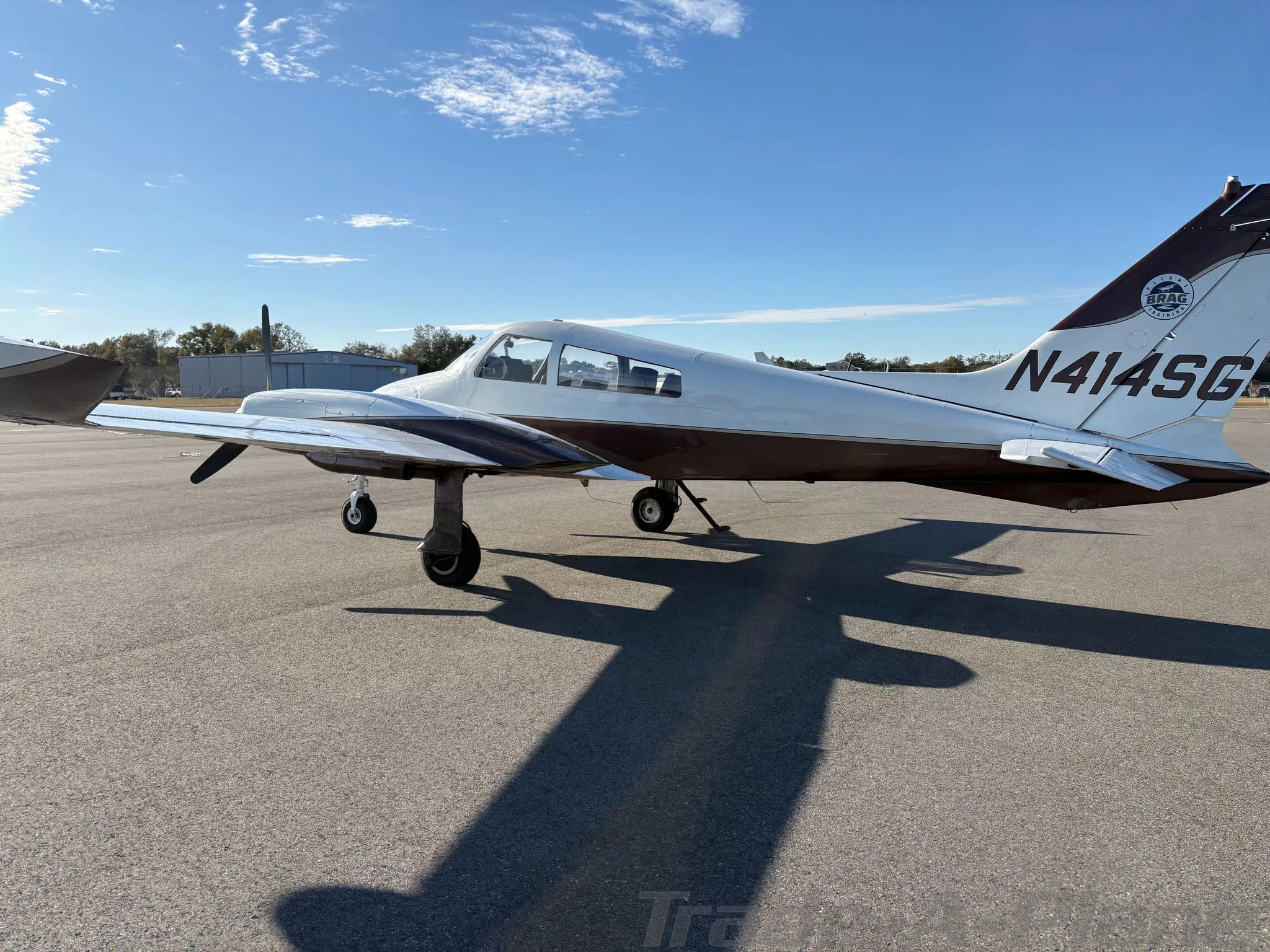 Exterior view of a 1969 CESSNA 310P, N4217S.