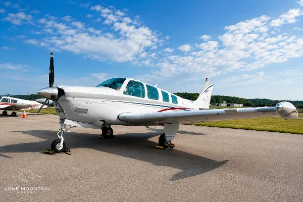 Marketing image of a 1998 Beech Bonanza A36.