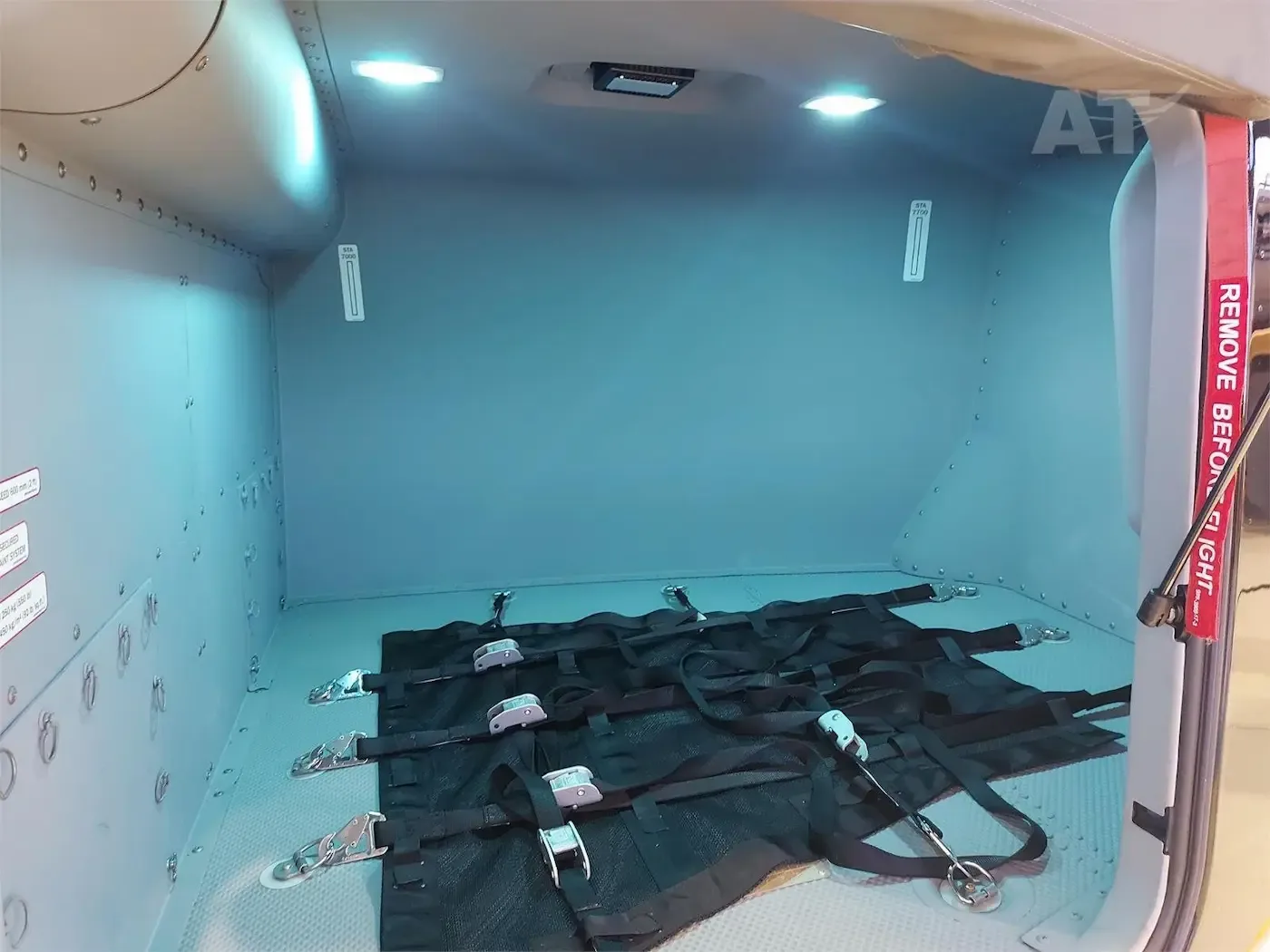 Cabin interior of a 2023 Leonardo AW169.