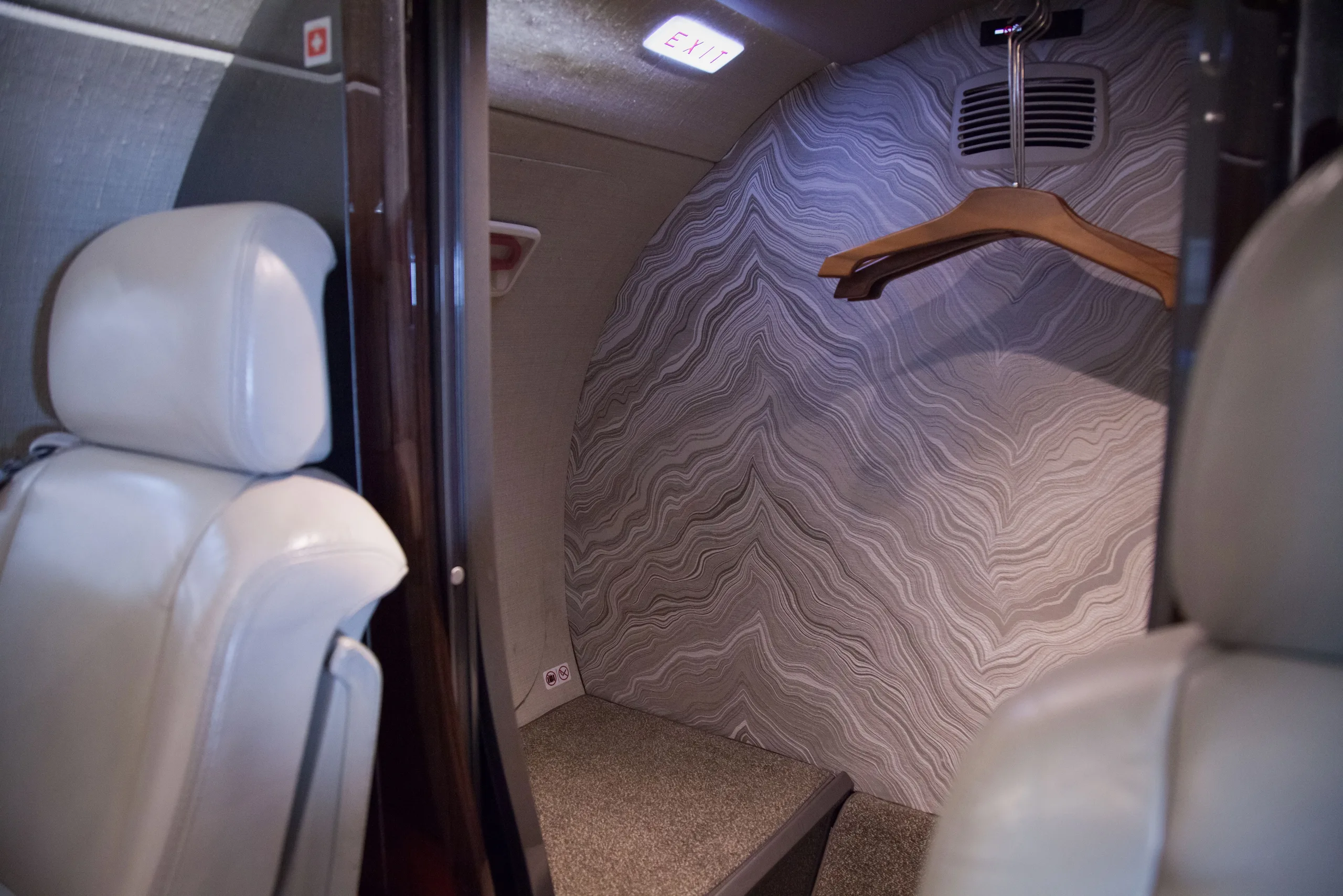 Cabin interior of a 2014 Cessna citation m2.