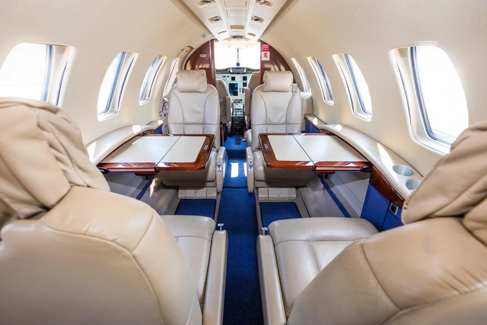 Cabin interior of a 2007 CESSNA CITATION CJ2+.