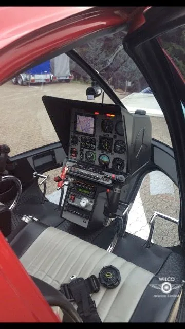 Avionics suite of a 2007 Enstrom 280FX.