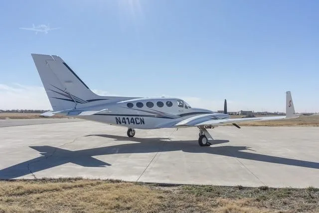 Exterior view of a 1978 CESSNA 414A, N414CN.