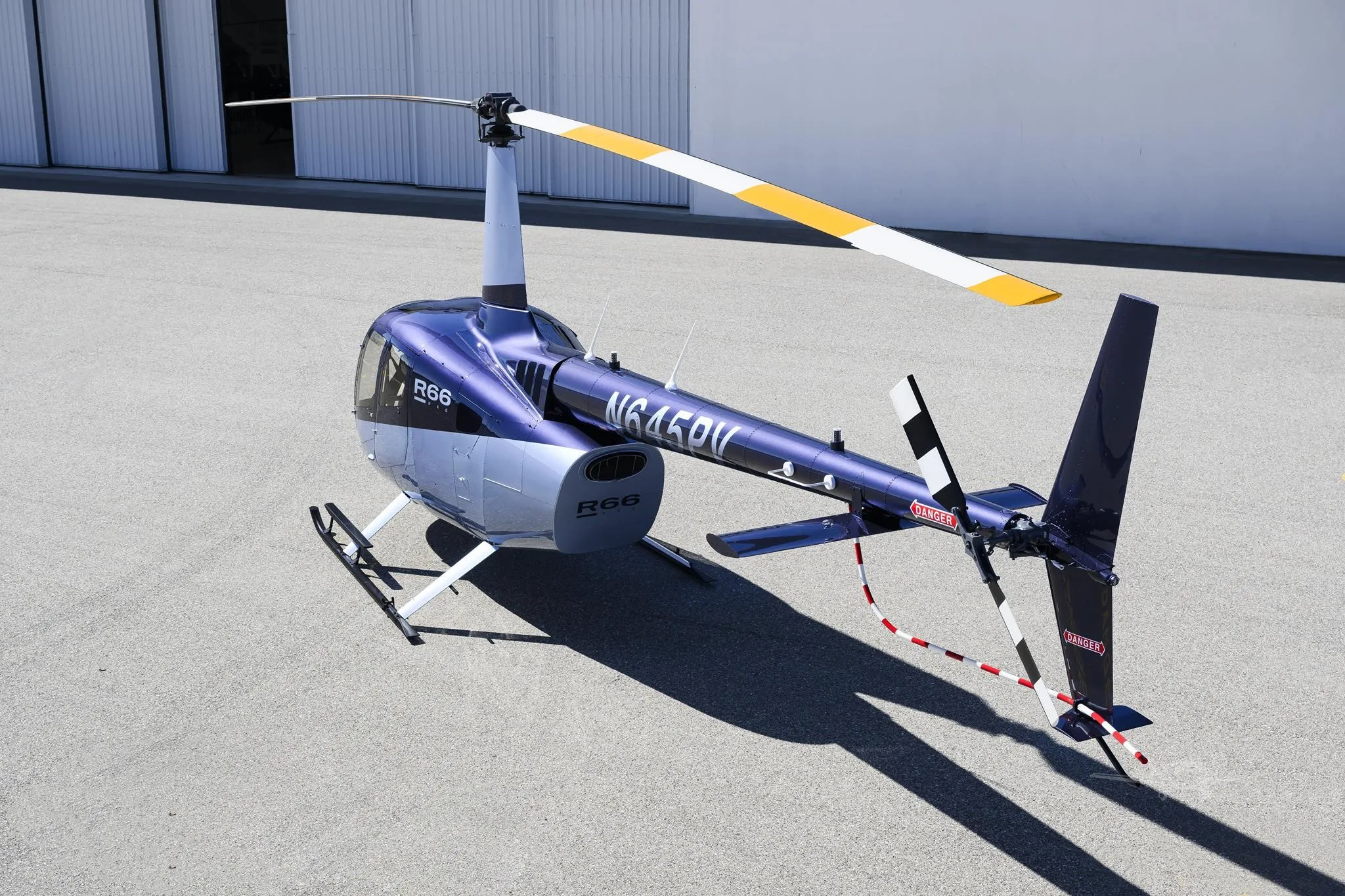 Exterior view of a 2027 ROBINSON R66.