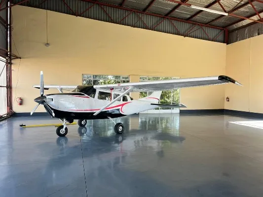 Marketing image of a 1978 Cessna 206.