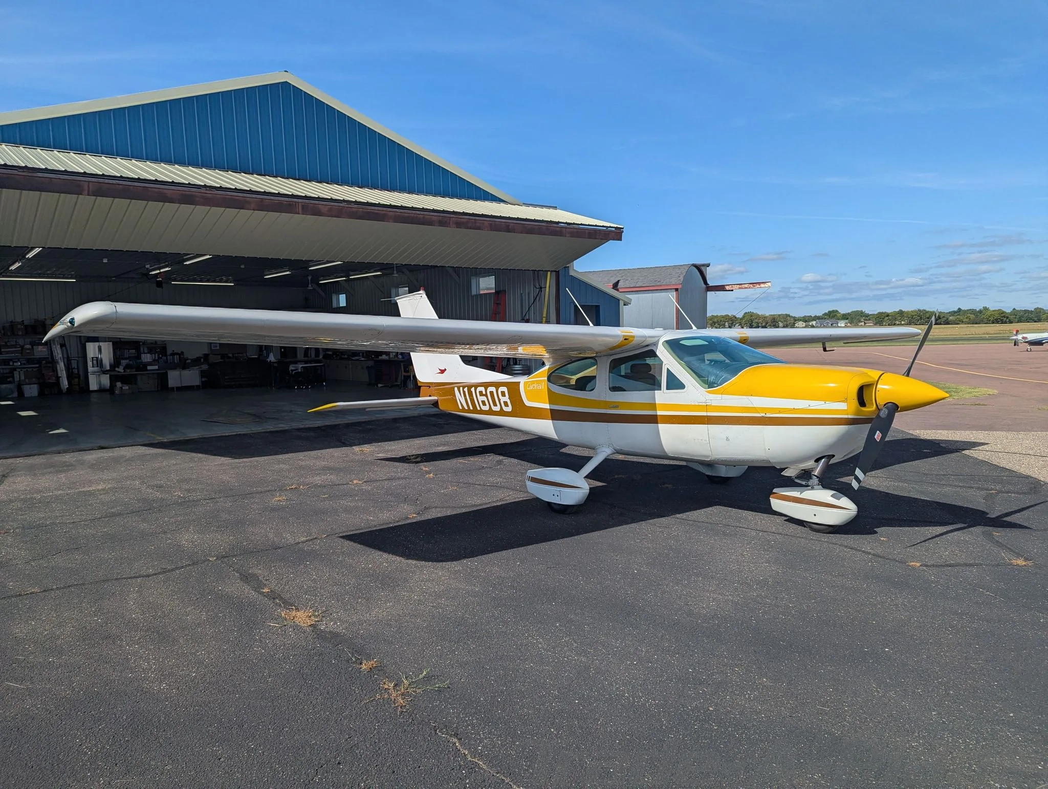 Exterior view of a 1976 CESSNA 177B, N11608.