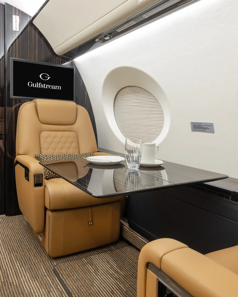 Cabin interior of a Gulfstream G500 –.