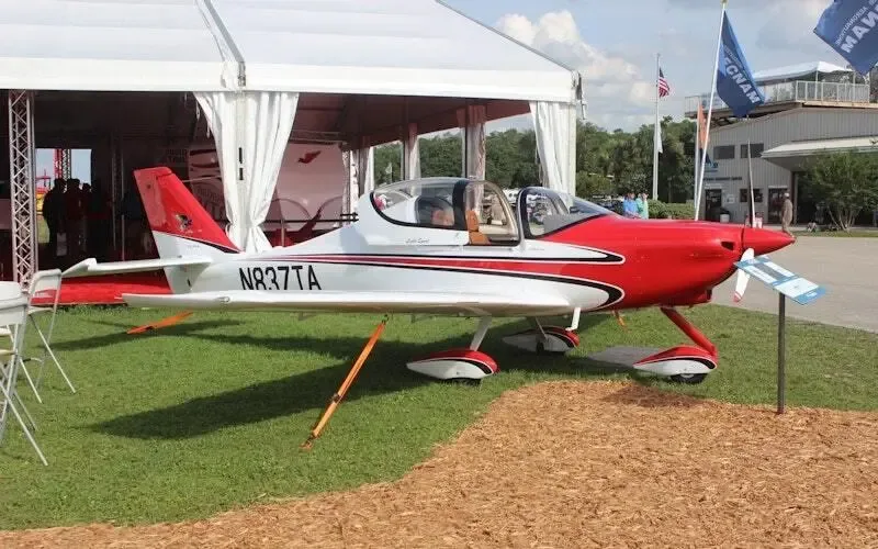 Exterior view of a 2016 Tecnam P2002 Sierra II.