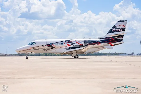 Exterior view of a 2016 Cessna Citation Latitude.