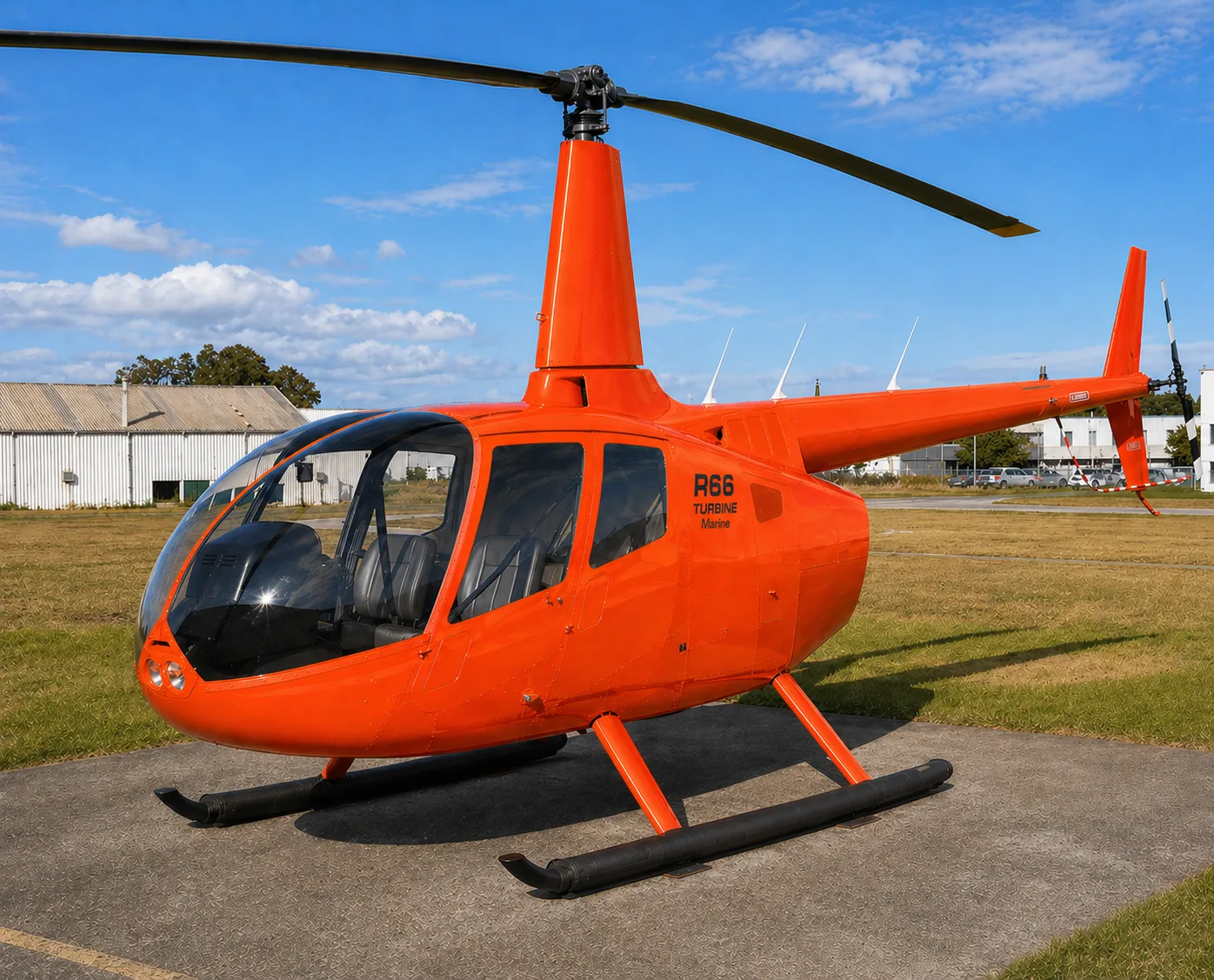 Exterior view of a 2025 Robinson R44 Cadet Helicopter.
