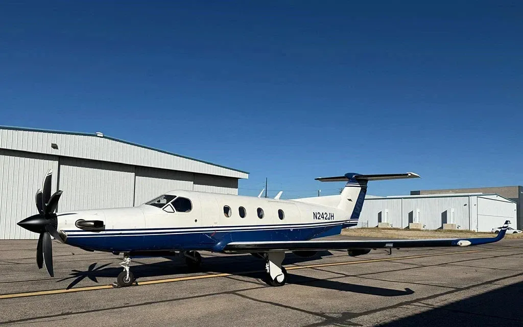 Exterior view of a 1999 Pilatus.