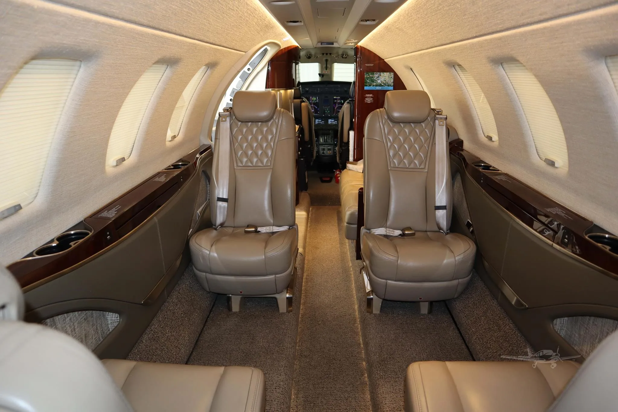Cabin interior of a 2021 CESSNA CITATION CJ4 GEN 2.