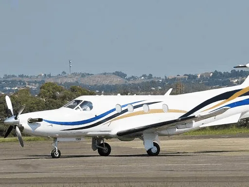 Exterior view of a 2009 Pilatus PC12 NG.