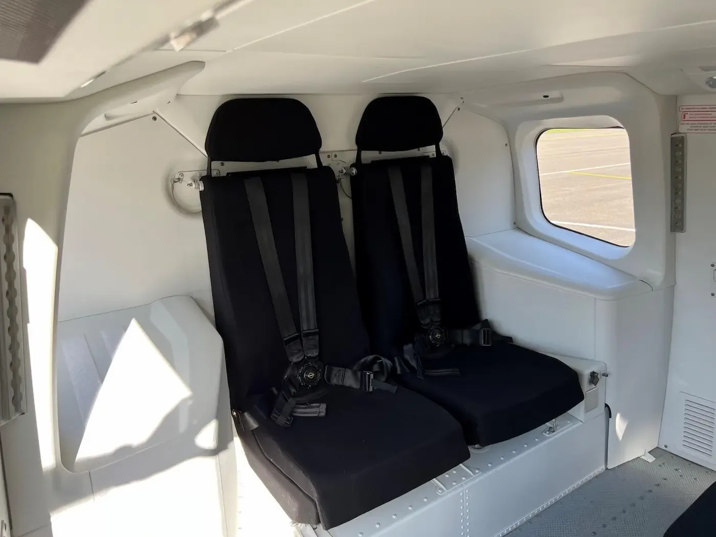 Cabin interior of a 2023 Leonardo AW169.