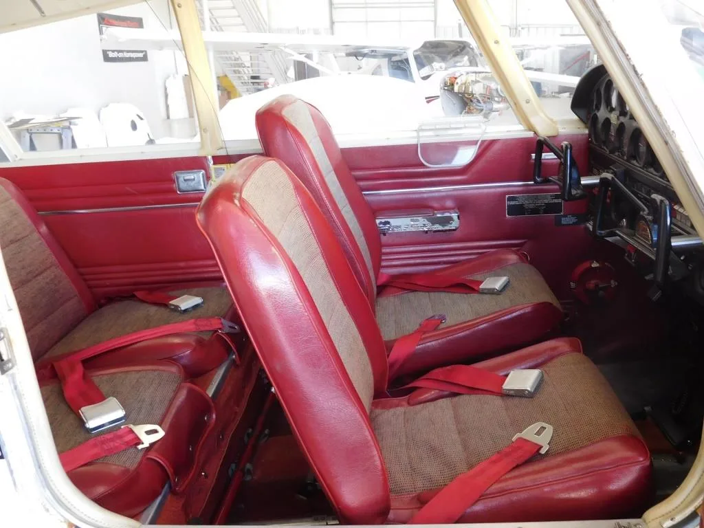 Cabin interior of a 1971 Piper Cherokee 140D - N1745T Aircraft.