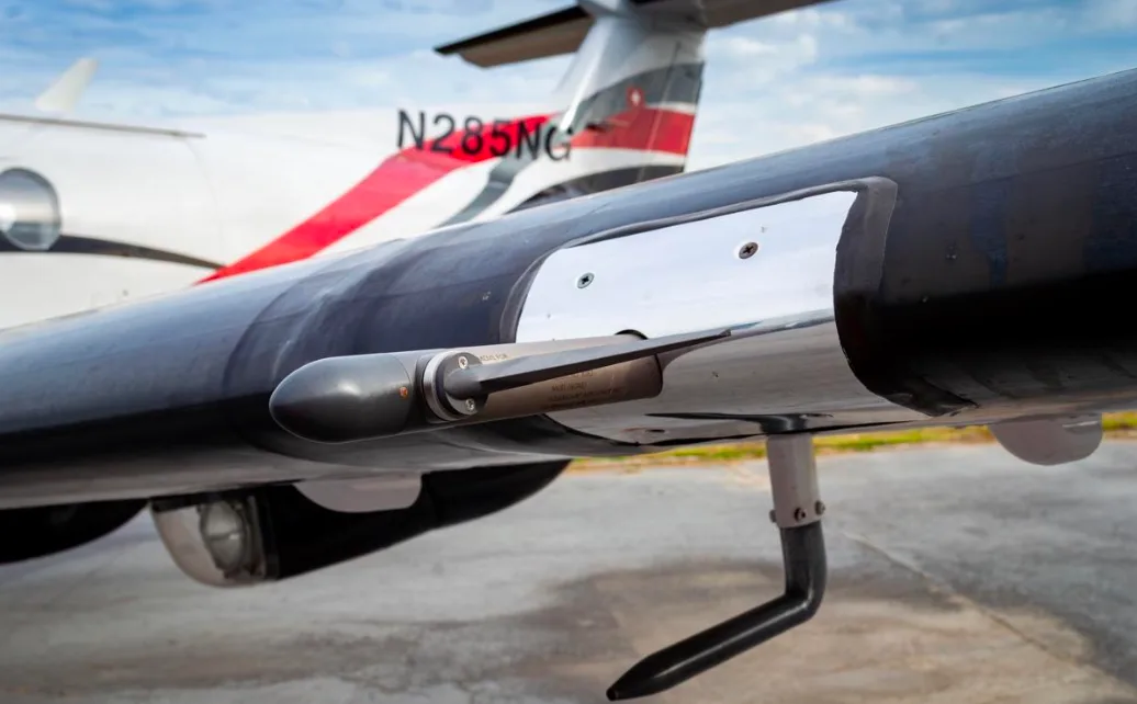 Engine detail of a Pilatus.
