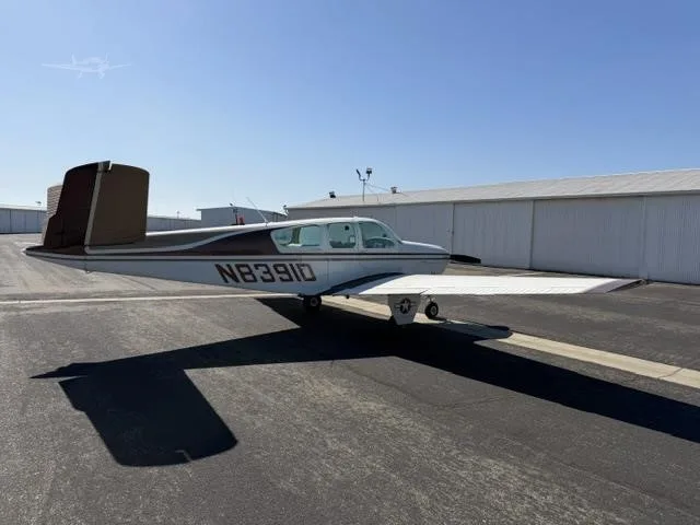 Exterior view of a 1958 BEECHCRAFT J35 BONANZA, N8391D.