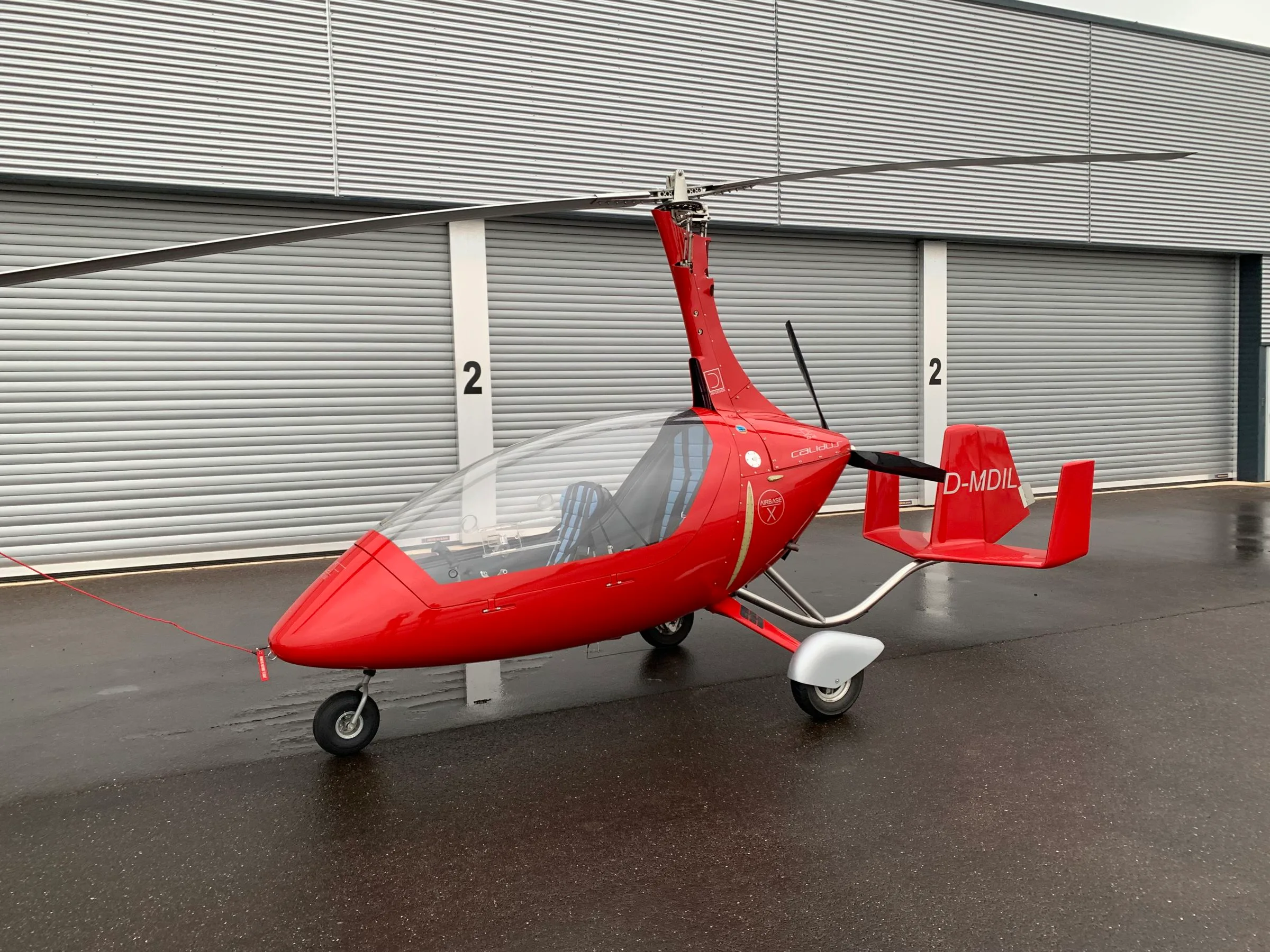 Marketing image of a 2010 Autogyro Calidus 912.