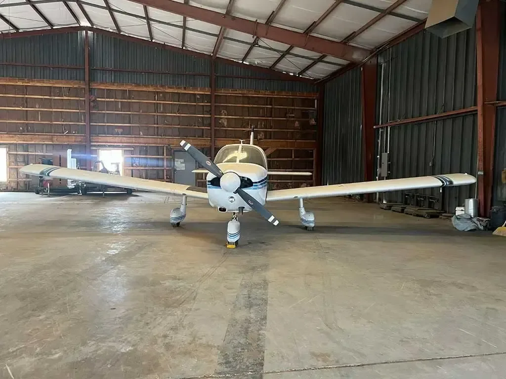 Exterior view of a 1973 Piper Cherokee.