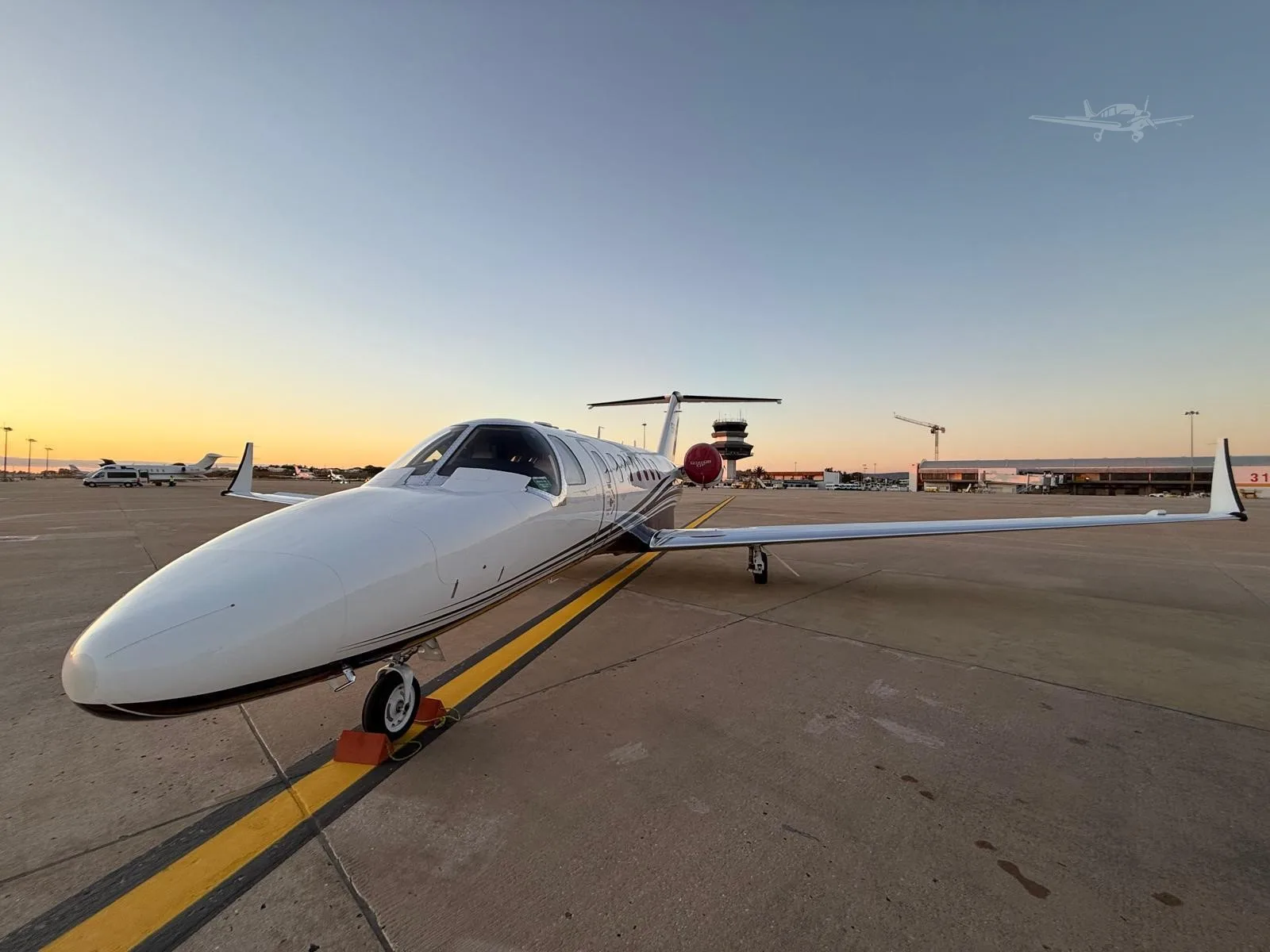 Exterior view of a 2018 CESSNA CITATION CJ3+, SP-JOY.