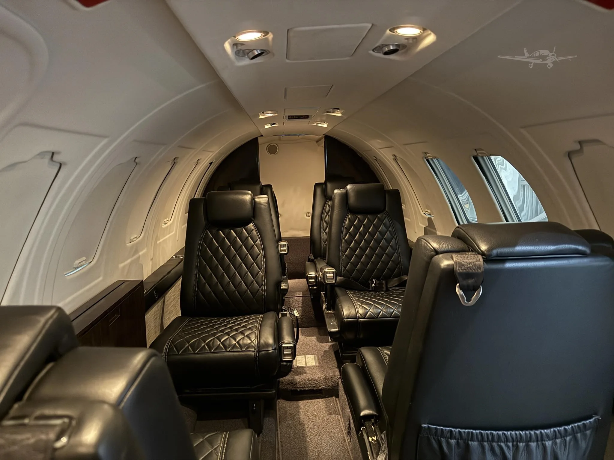 Cabin interior of a 1986 CESSNA CITATION SII.