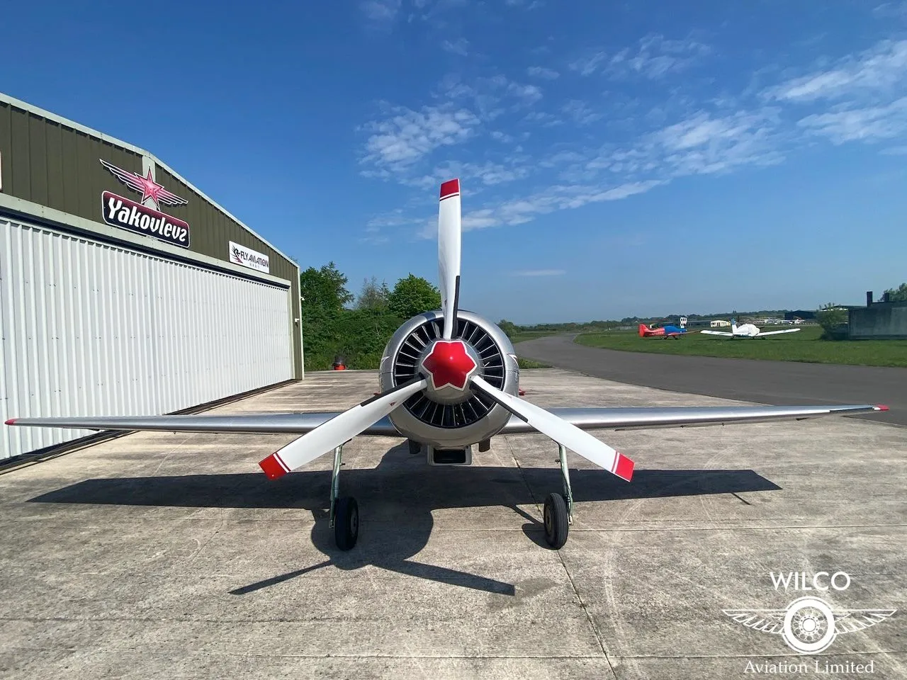 Exterior view of a 1982 Yakovlev Yak-50.