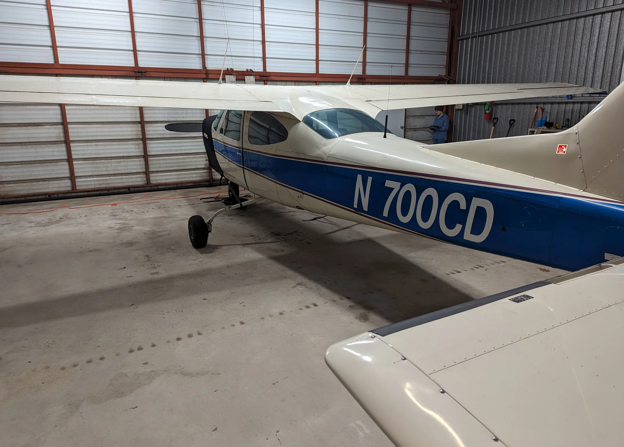 Exterior view of a 1976, N700CD.