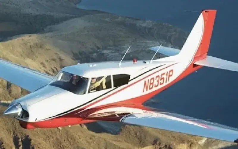 Marketing image of a 1957 Piper Super Cub.