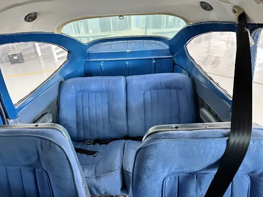 Cabin interior of a 1969 Cessna 182M.