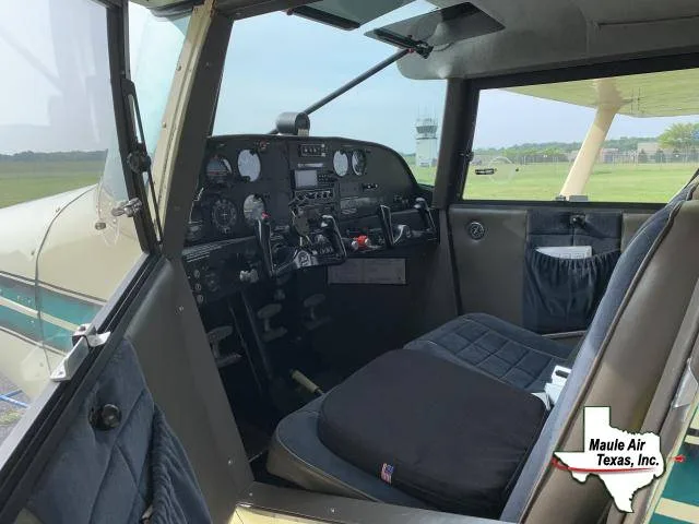 Cockpit and instrument panel of a 1995 Maule MXT-7-180A.