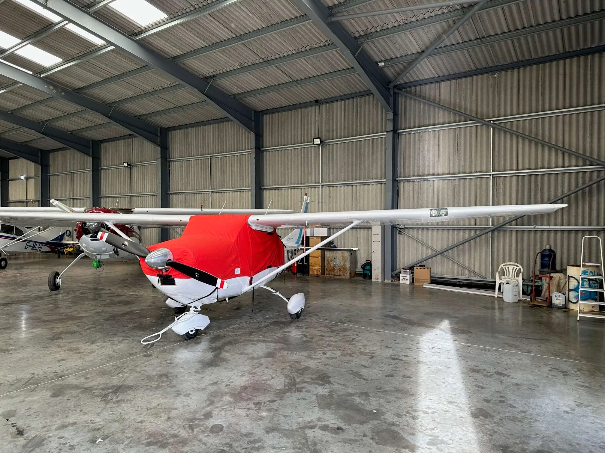 Exterior view of a 1966 Cessna C182 J Skylane.
