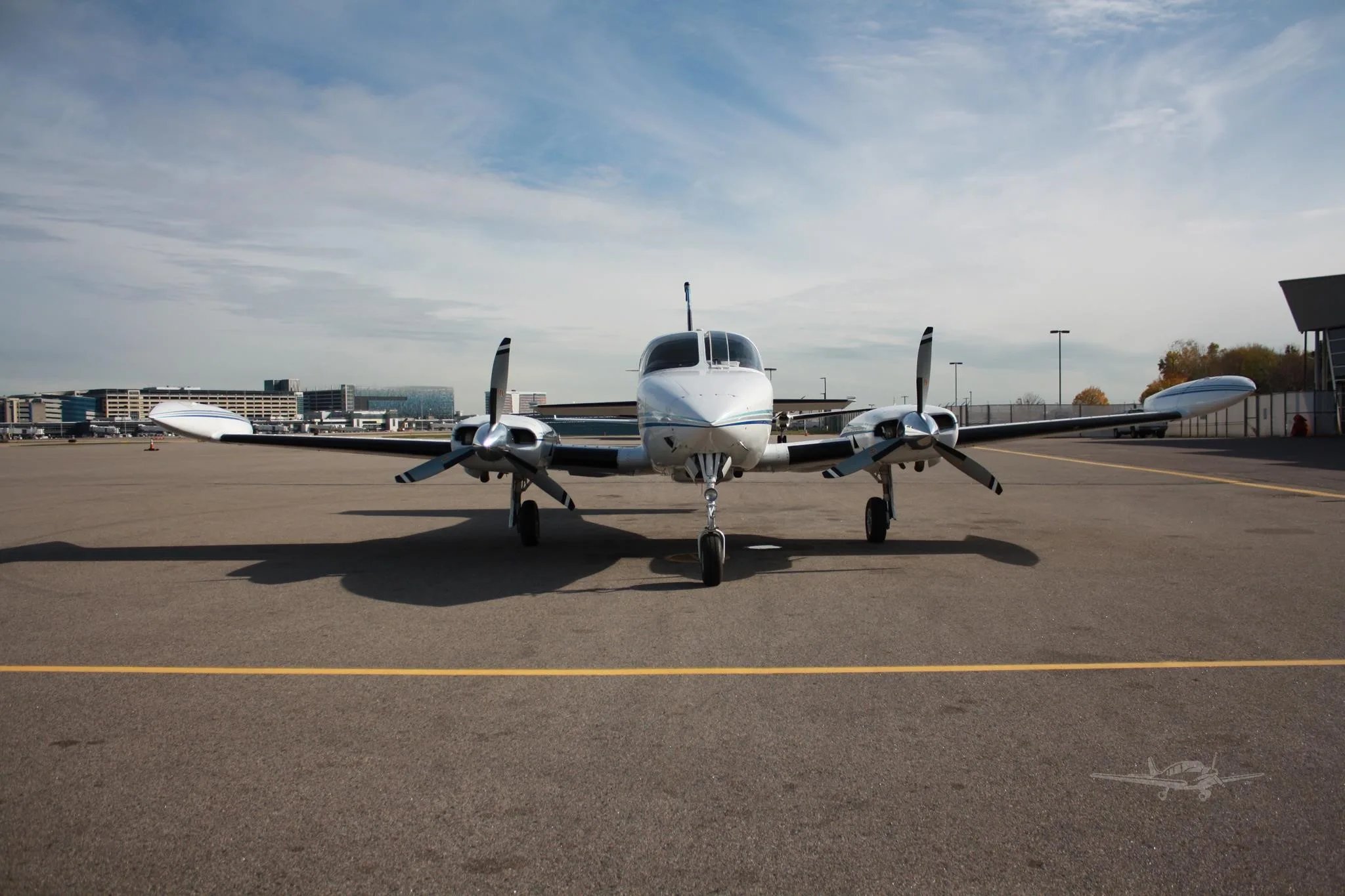 Exterior view of a 1977 CESSNA 340A, N371S.