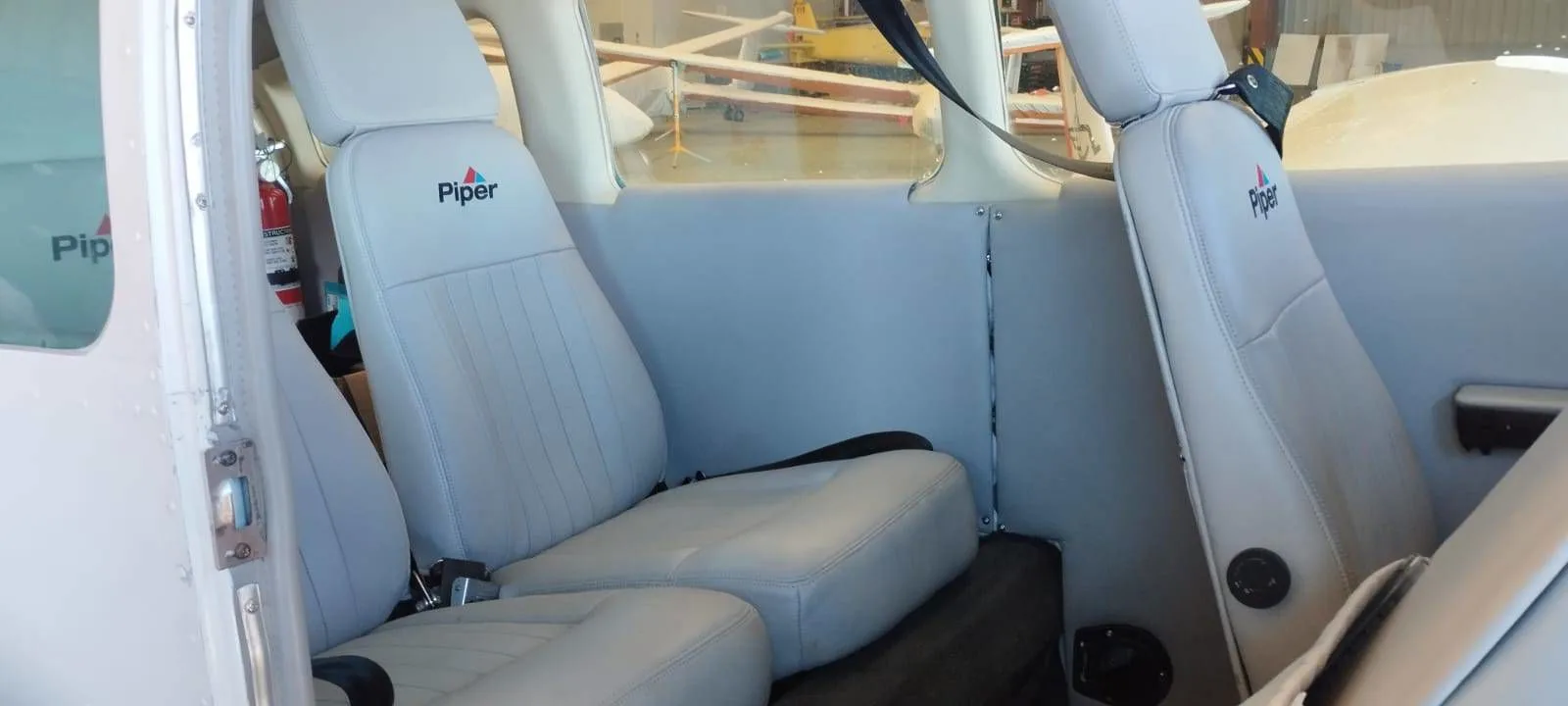 Cabin interior of a 1977 Piper PA-28R-201 Arrow III.