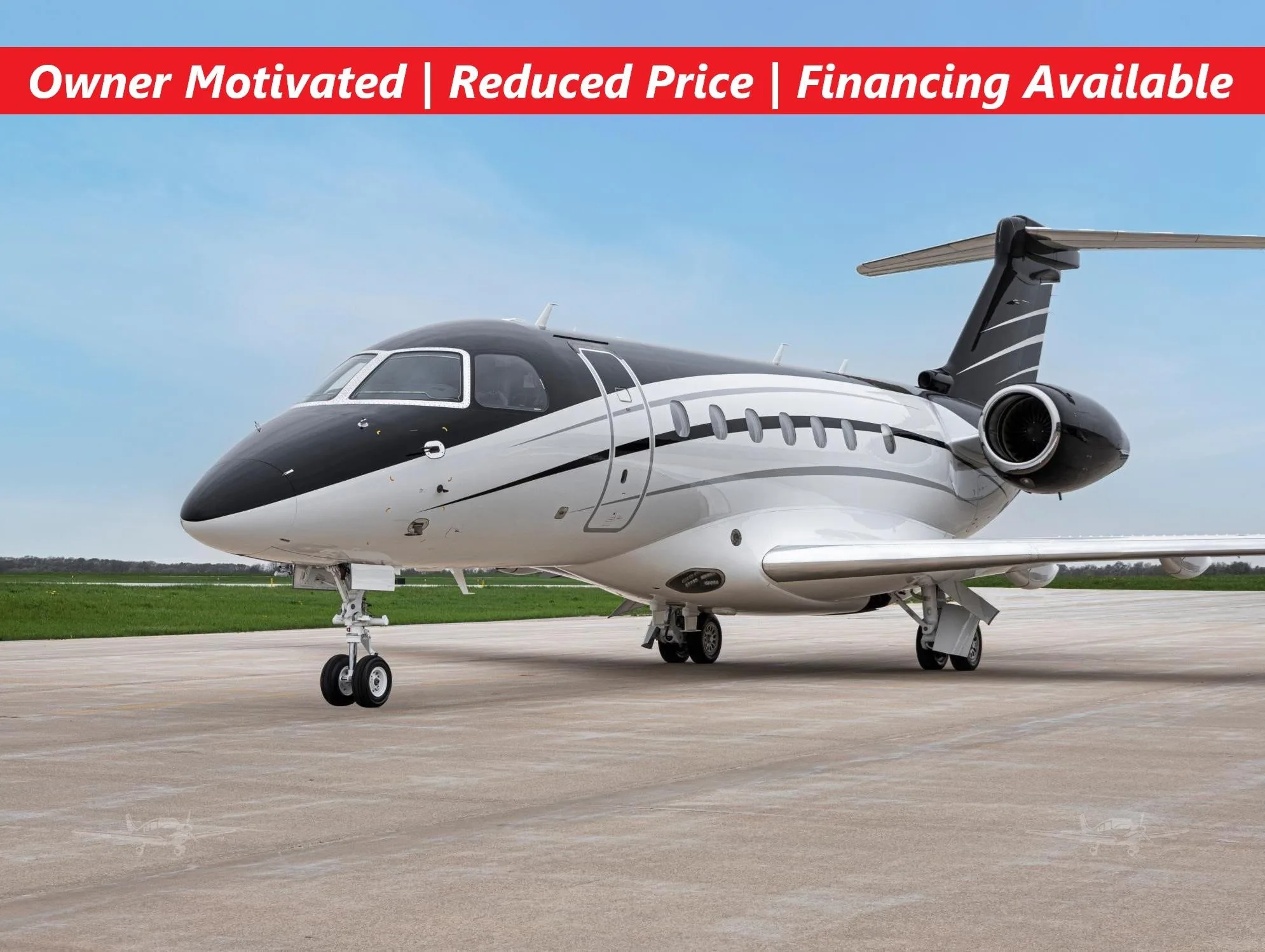 Exterior view of a 2016 EMBRAER LEGACY 500, N510SE.