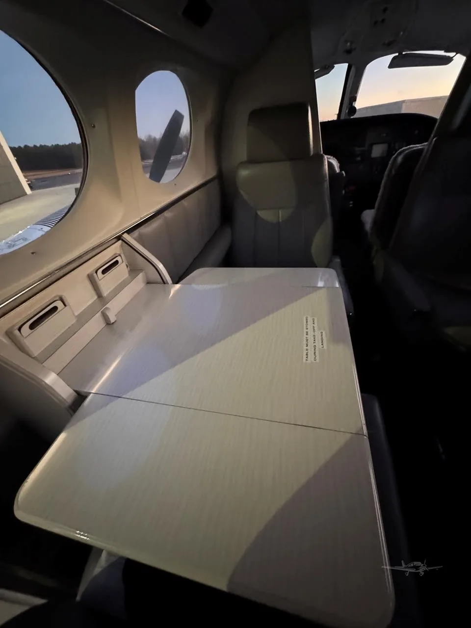 Cabin interior of a 1982 CESSNA 421C.
