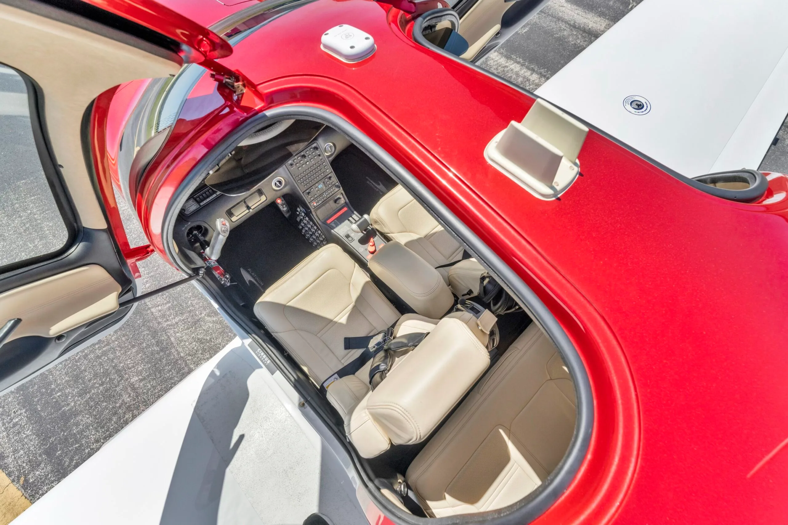 Exterior view of a 2022 Cirrus SR20-G6 Premium, N358PK.