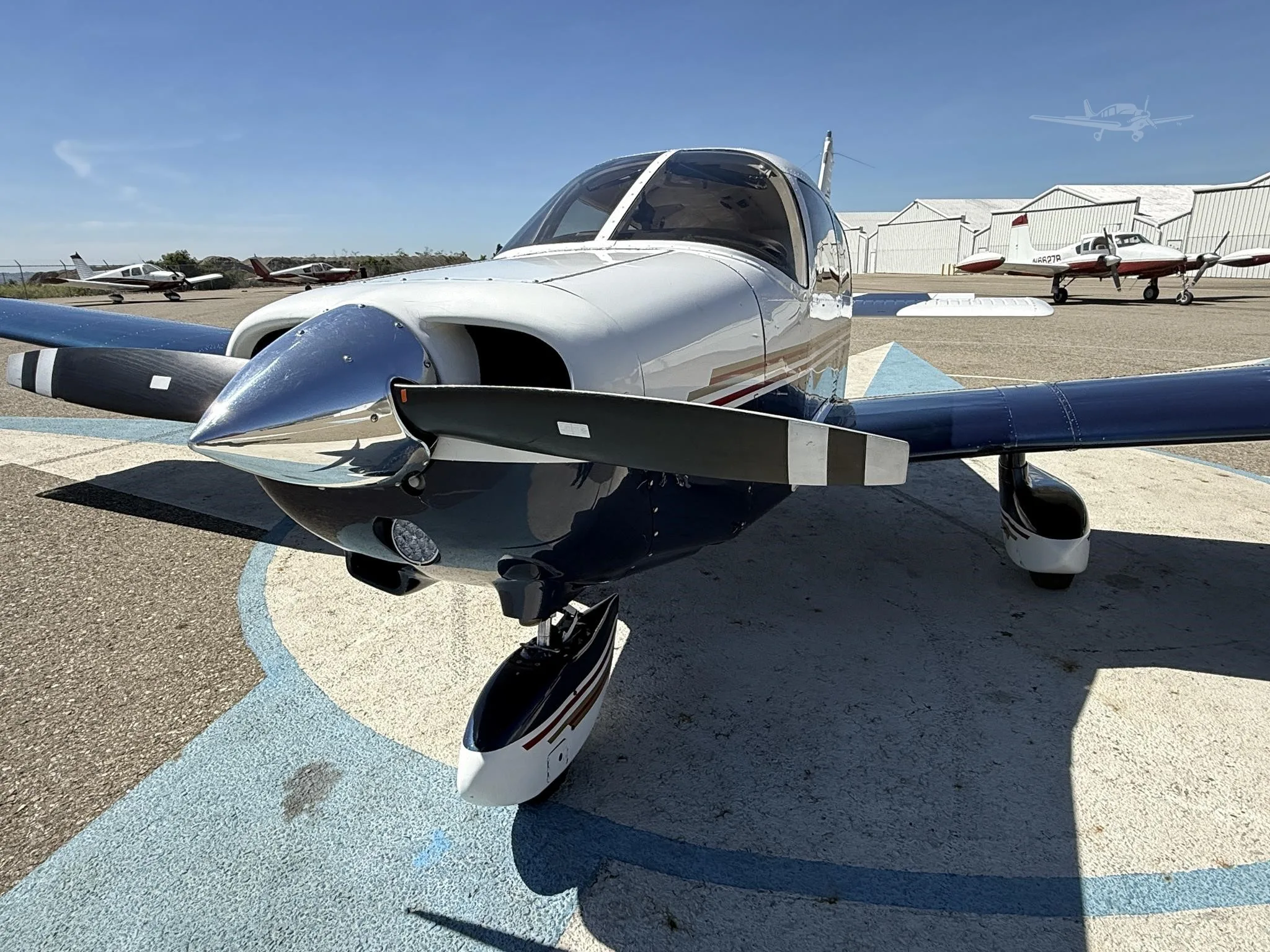 Marketing image of a 1979 PIPER WARRIOR II.