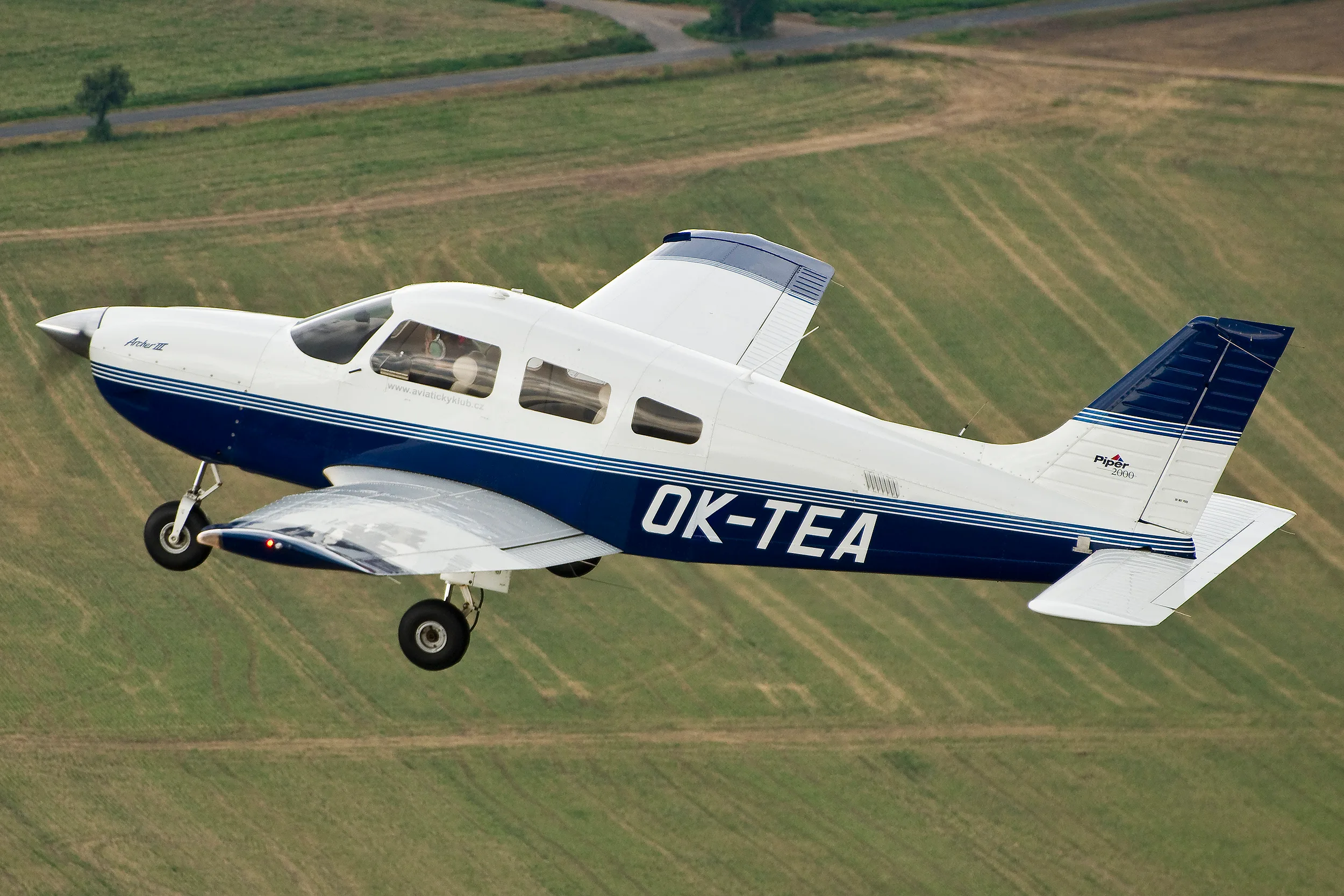 Marketing image of a 2000 Piper PA-28-181 Archer III.