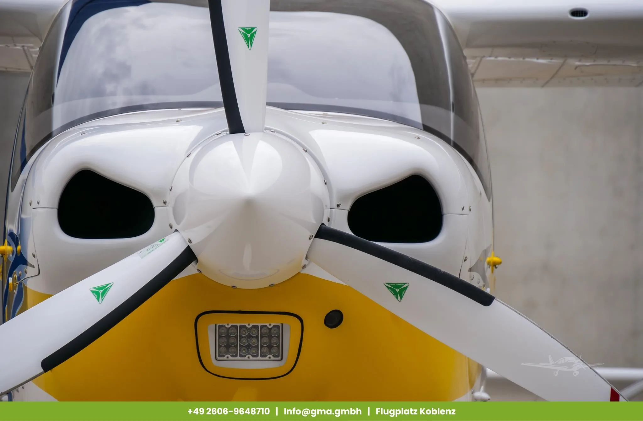Engine detail of a 2026 TECNAM P2010 TDI.