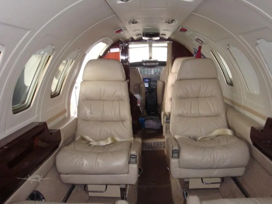 Cabin interior of a 1983 CESSNA CITATION II.
