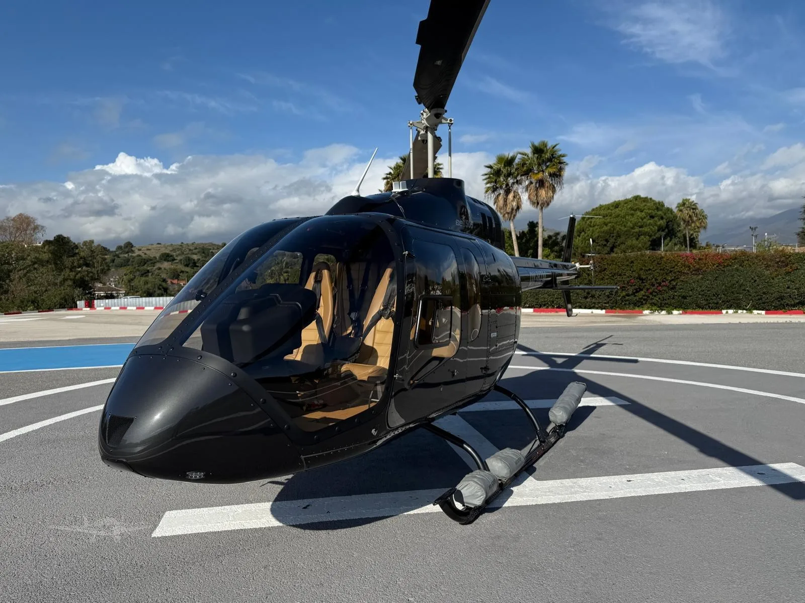 Exterior view of a 2018 BELL 505 JET RANGER X, OY-HZM.