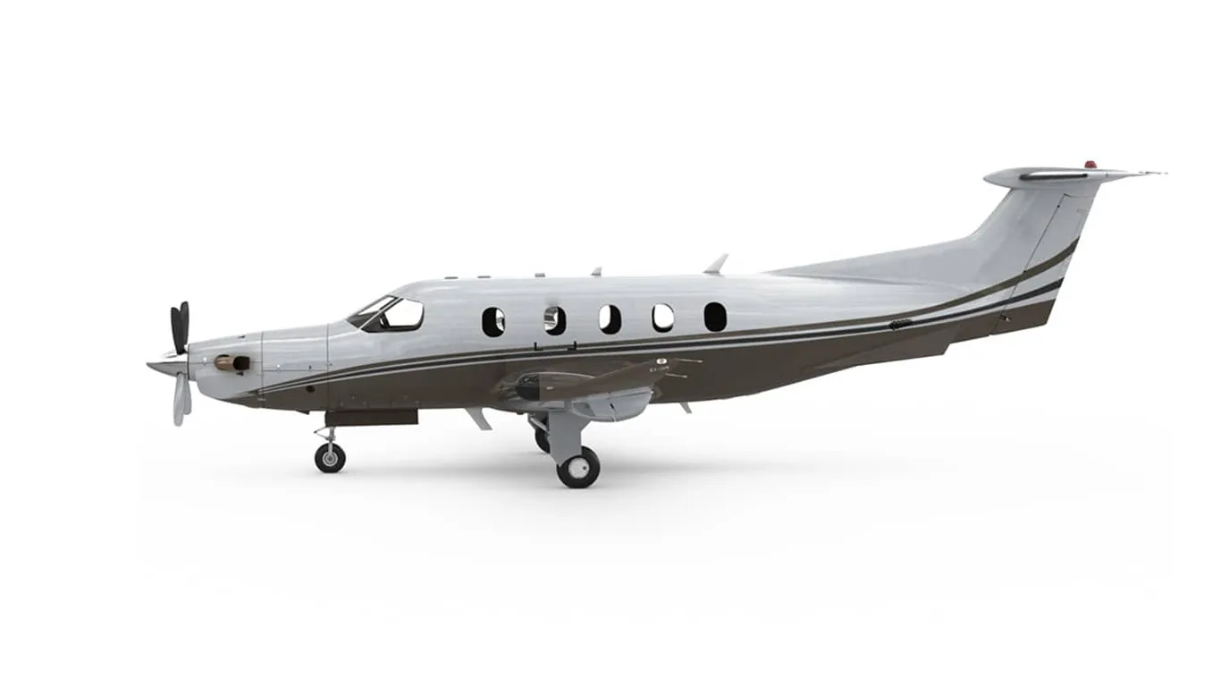 Marketing image of a 2021 Pilatus PC-12 NGX — Aircraft Executives.