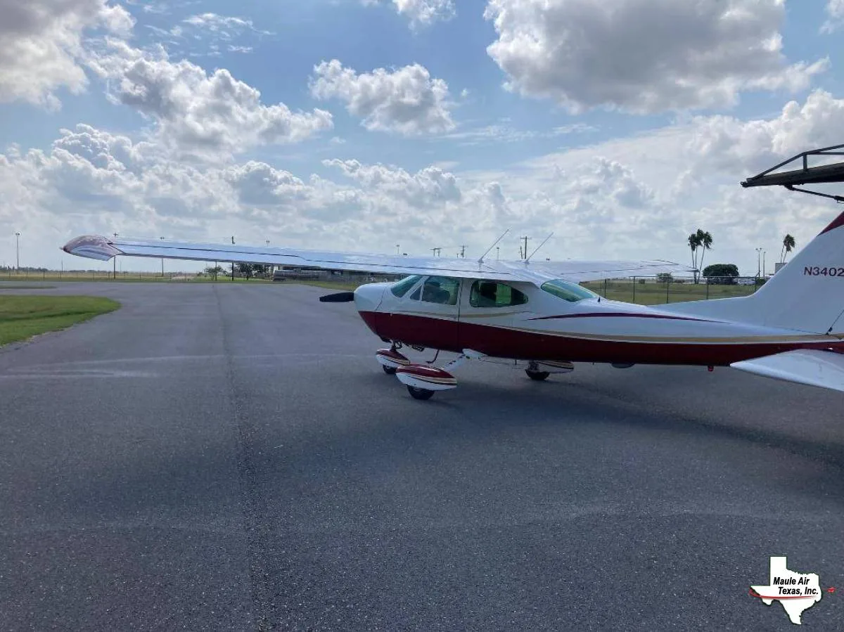 Exterior view of a 1970 Cessna Cardinal 177B.