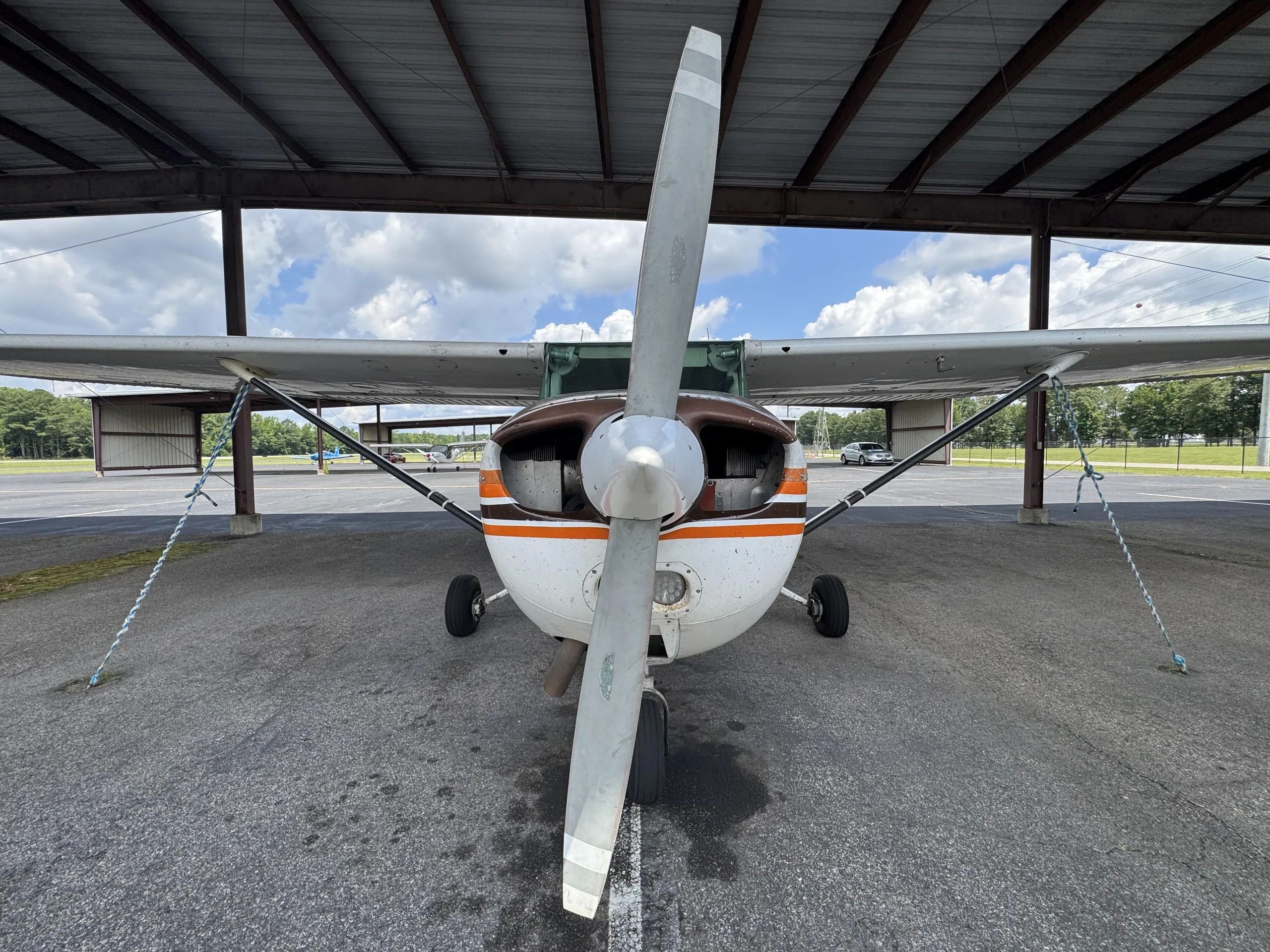 Exterior view of a 1980 Cessna 172N Skyhawk.