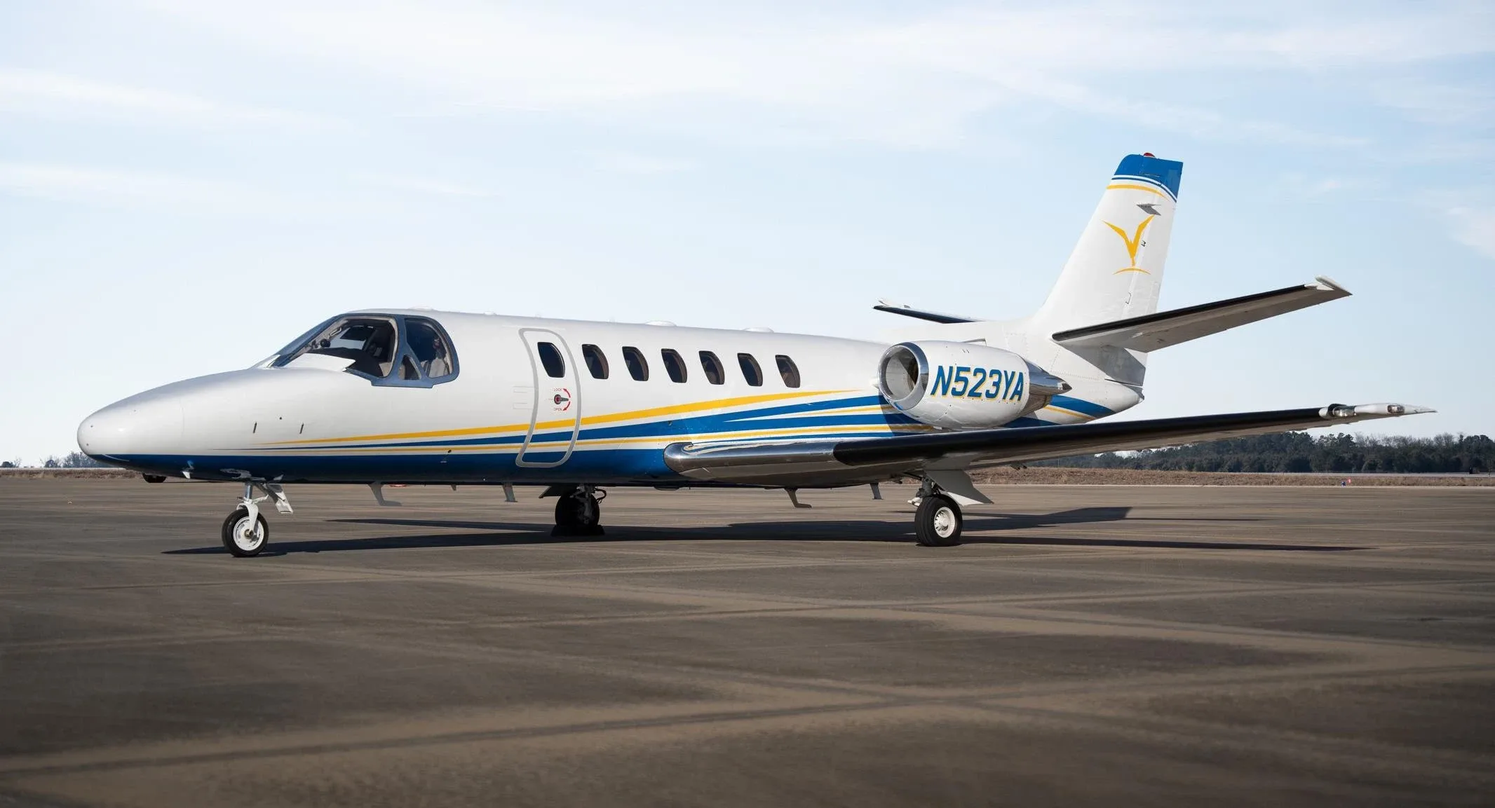 Exterior view of a 1995 Cessna Citation V Ultra.