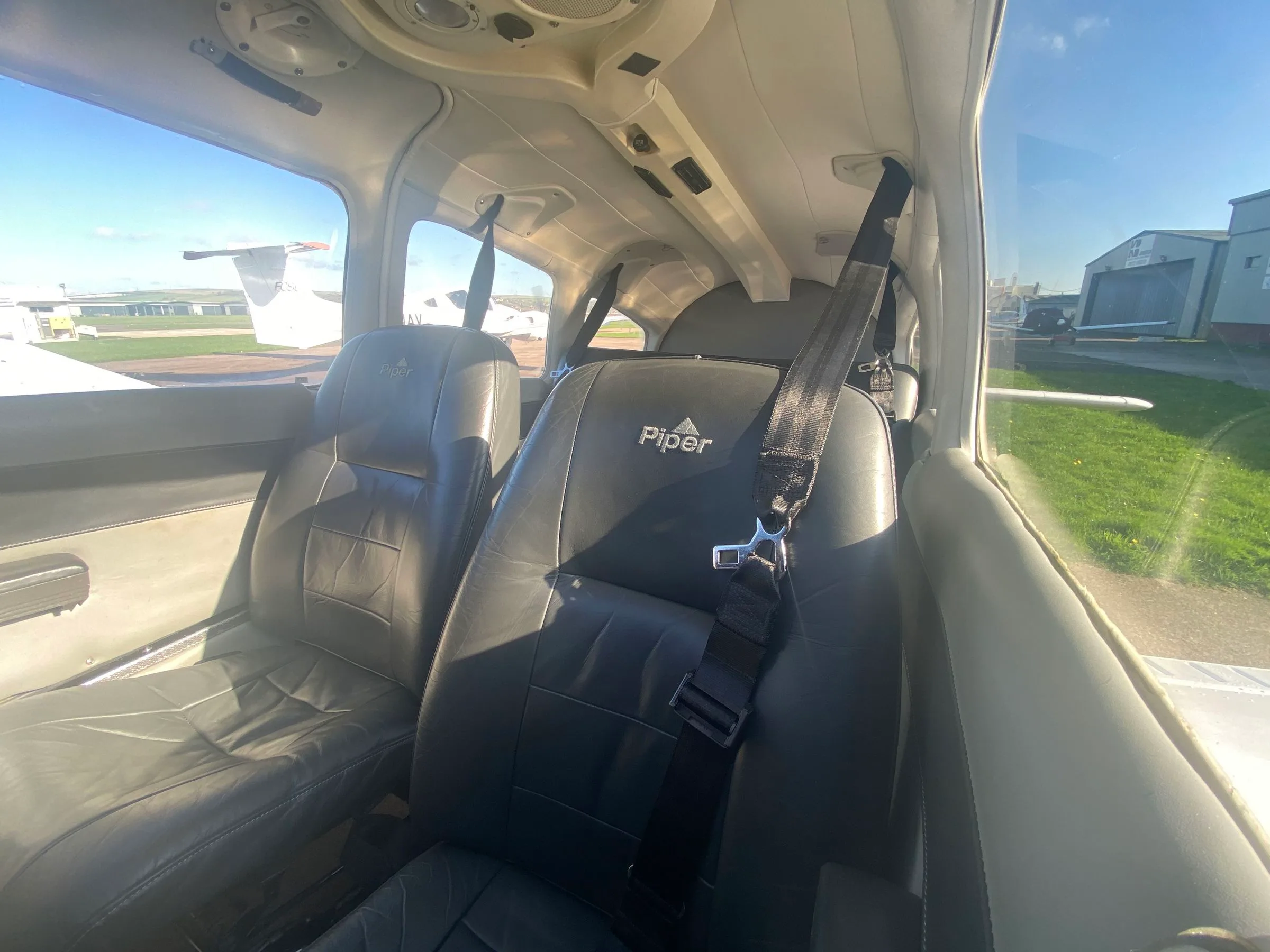 Cabin interior of a 2010 Piper PA-28-161 Warrior III.