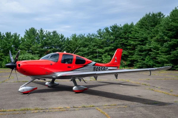 Marketing image of a 2021 Cirrus SR22T-G5.