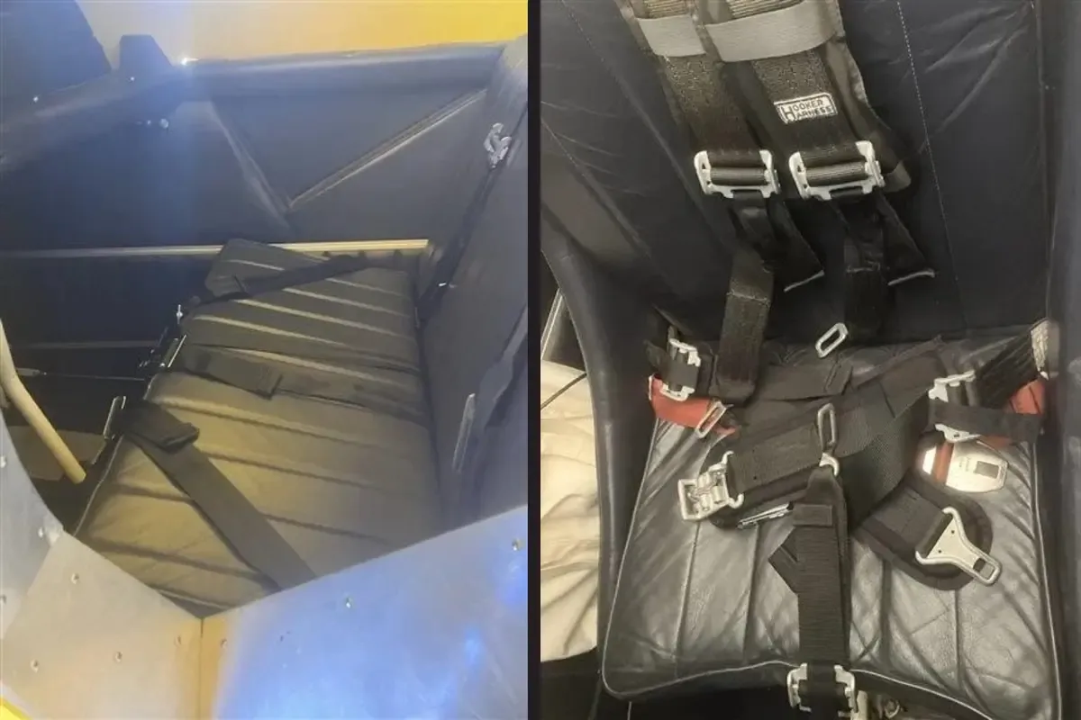 Cabin interior of a 2001 Waco YMF-5C.