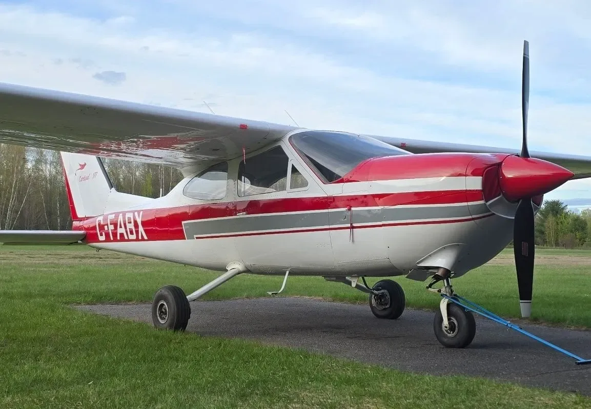 Exterior view of a 1970 Cessna.